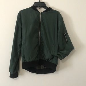 Nylon Olive Bomber